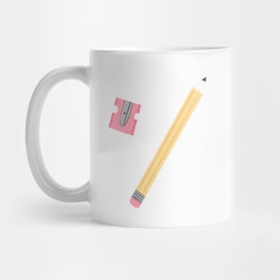 Pencils on Hot Pink Mug